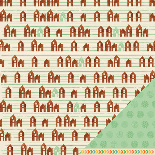 American Crafts - Amy Tangerine Collection - Ready Set Go - 12 x 12 Double Sided Paper - Get Cozy