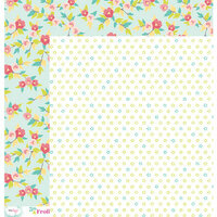 American Crafts - Dear Lizzy 5th and Frolic Collection - 12 x 12 Double Sided Paper - Pretty Parkway