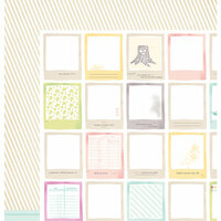 American Crafts - Dear Lizzy 5th and Frolic Collection - 12 x 12 Double Sided Paper - Little Moments Lane