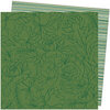Amy Tangerine - Late Afternoon Collection - 12 x 12 Double Sided Paper - Go Green