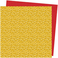 Amy Tangerine - Late Afternoon Collection - 12 x 12 Double Sided Paper - Marigold Meadows