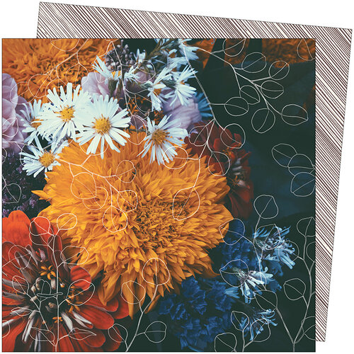 American Crafts - Late Afternoon Collection - 12 x 12 Double Sided Paper - Weather the Storm