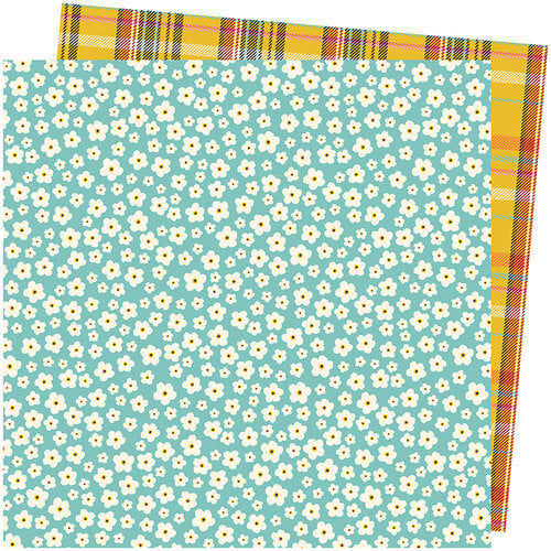 Amy Tangerine - Late Afternoon Collection - 12 x 12 Double Sided Paper - Stitched Together