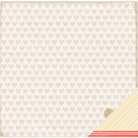 American Crafts - Amy Tangerine Collection - Cut and Paste - 12 x 12 Double Sided Paper - Infatuation