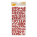 American Crafts - Amy Tangerine Collection - Cut and Paste - Thickers - Glitter Foam - Layers - Fireberry