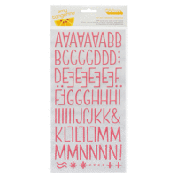 American Crafts - Amy Tangerine Collection - Cut and Paste - Thickers - Rubber - Cut Outs - Begonia