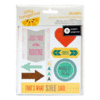 American Crafts - Amy Tangerine Collection - Cut and Paste - Remarks - Sticker Book - Accents and Phrases - Good Stuff