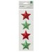 American Crafts - Christmas - Dimensional Stickers - Star