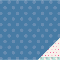 American Crafts - Dear Lizzy Polka Dot Party Collection - 12 x 12 Double Sided Paper - Sparkling Stars