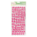 American Crafts - Dear Lizzy Polka Dot Party Collection - Thickers - Glitter Foam - Soiree - Begonia