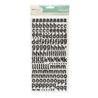American Crafts - Dear Lizzy Polka Dot Party Collection - Thickers - Foam - Cordial - Black