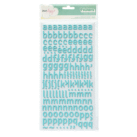 American Crafts - Dear Lizzy Polka Dot Party Collection - Thickers - Foam - Cordial - Blue