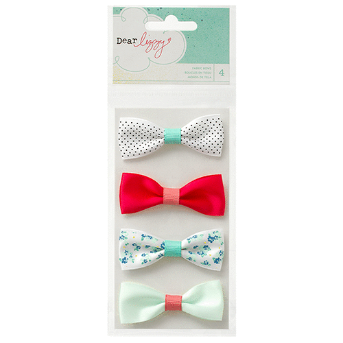 American Crafts - Dear Lizzy Polka Dot Party Collection - Fabric Bows