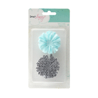 American Crafts - Dear Lizzy Polka Dot Party Collection - Fringe Flowers