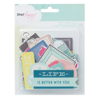 American Crafts - Dear Lizzy Polka Dot Party Collection - Die Cut Shapes