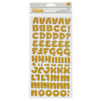 American Crafts - Thickers - Pow Glitter - Emma - Gold