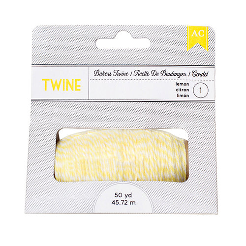 American Crafts - Bakers Twine - Lemon