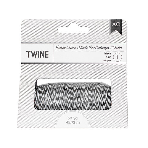 American Crafts - Bakers Twine - Black