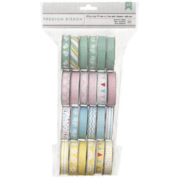 American Crafts - Ribbon Value Pack - 24 Spools - Spring