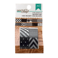 American Crafts - DIY Shop Collection - Washi Tape - Black and White