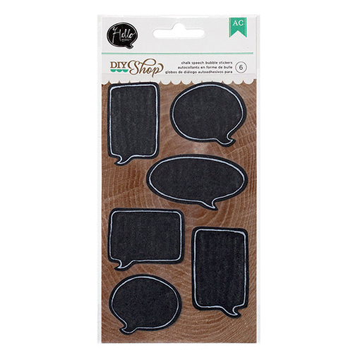 American Crafts - DIY Shop Collection - Chalk Stickers - Speech Bubbles