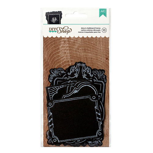 American Crafts - DIY Shop Collection - Die Cut Frames - Chalkboard