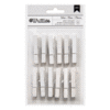 American Crafts - Whittles - Decorated Clothespins - White Glitter