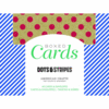 American Crafts - Boxed Card Set - Dots and Stripes