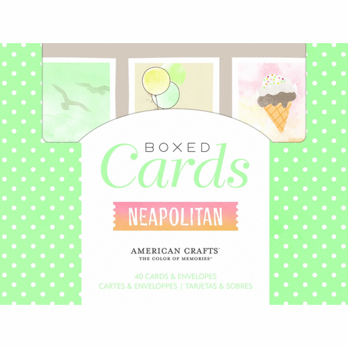 American Crafts - Neapolitan Collection - Boxed Card Set