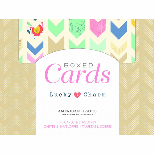 American Crafts - Lucky Charm Collection - Boxed Card Set