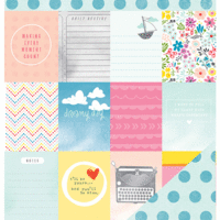 American Crafts - Dear Lizzy Collection - Daydreamer - 12 x 12 Double Sided Paper - Jacks