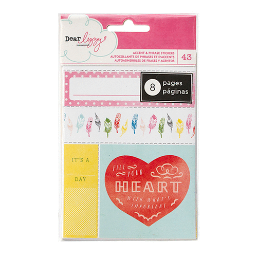 American Crafts - Dear Lizzy Collection - Daydreamer - Cardstock Stickers