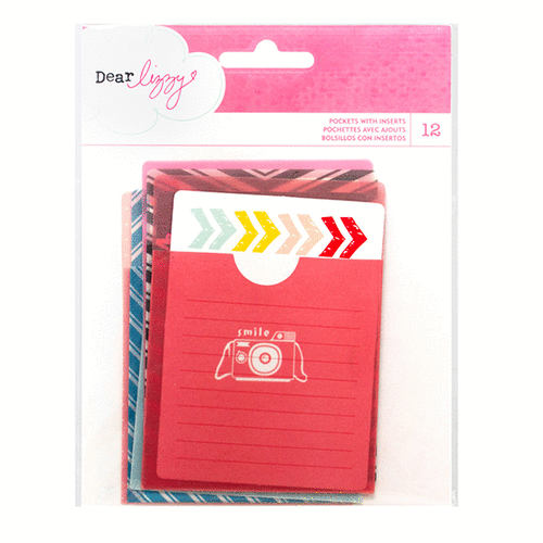 American Crafts - Dear Lizzy Collection - Daydreamer - Pockets With Inserts