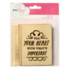 American Crafts - Dear Lizzy Collection - Daydreamer - Bits - Wood Veneer Cards