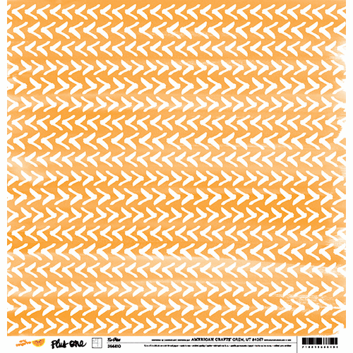 American Crafts - Amy Tangerine Collection - Plus One - 12 x 12 Double Sided Paper - Co-Pilot