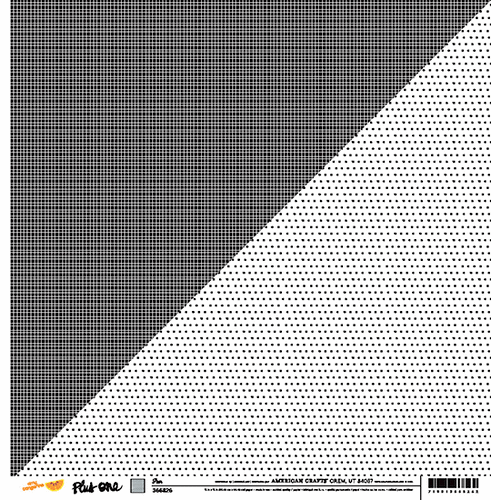 American Crafts - Amy Tangerine Collection - Plus One - 12 x 12 Double Sided Paper - Peer