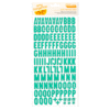 American Crafts - Amy Tangerine Collection - Plus One - Thickers - Printed Chipboard - Match - Aqua