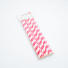 American Crafts - Details - Paper Straws - Lined - Parfait