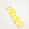 American Crafts - Details - Paper Straws - Lined - Honey