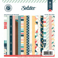 Pink Paislee - Solstice Collection - 6 x 6 Paper Pad