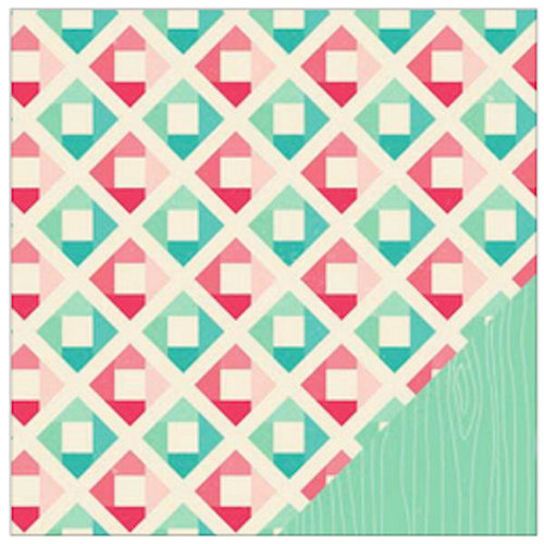 American Crafts - Shimelle Collection - 12 x 12 Double Sided Paper - Harding