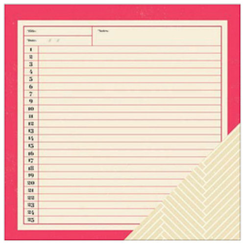 American Crafts - Shimelle Collection - 12 x 12 Double Sided Paper - Winlock