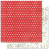 Pink Paislee - Merry and Bright Collection - Christmas - 12 x 12 Double Sided Paper - Bow