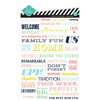 Heidi Swapp - September Skies Collection - Stickers - Word Strips