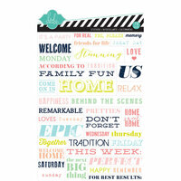 Heidi Swapp - September Skies Collection - Stickers - Word Strips