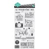 Heidi Swapp - September Skies Collection - Clear Acrylic Stamps