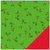 American Crafts - Be Merry Collection - Christmas - 12 x 12 Double Sided Paper - Holly