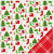 American Crafts - Be Merry Collection - Christmas - 12 x 12 Double Sided Paper - Stockings