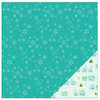 American Crafts - Be Merry Collection - Christmas - 12 x 12 Double Sided Paper - Let It Snow