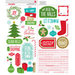 American Crafts - Be Merry Collection - Christmas - Cardstock Stickers
